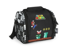 LANCHEIRA TERMICA ESCOLAR INFANTIL SUPER MARIO BROS PRETO - comprar online