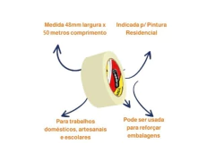 FITA CREPE 720 PALHA 48MM X 50M na internet