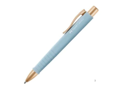 CANETA 1.0 POLY BALL URBAN AZUL GOLD FABER CASTEL - comprar online