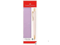 CANETA 1.0 POLY BALL URBAN ROSA GOLD FABER CASTELL