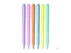 CANETA HIDROCOR VAI E VEM COM 06 CORES PASTEL FABER CASTELL - comprar online