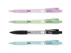 LAPISEIRA CLICK PENCIL 2.0MM CORES FABER CASTELL CORES SORTIDAS