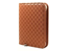 FICHARIO ARGOLADO EXECUTIVE MARROM - comprar online