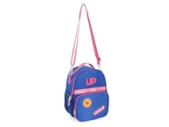 LANCHEIRA TERMICA ESCOLAR INFANTIL AZUL COM ROSA UP4YOU
