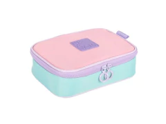 ESTOJO BOX ESCOLAR INFANTIL ROSA COM AZUL TIFFANY UP4YOU - comprar online