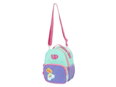 LANCHEIRA TERMICA ESCOLAR INFANTIL TURQUESA COM LILAS UP4YOU