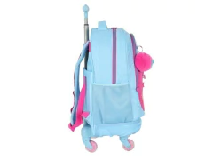 MOCHILA DE CARRINHO ESCOLAR INFANTIL UP4YOU AZUL CLARO - comprar online