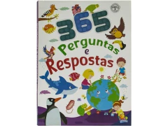 LIVRO INFANTIL 365 PERGUNTAS E RESPOSTAS 21X28CM