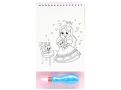 LIVRO INFANTIL AQUABOOK PINTA COM AGUA PRINCESAS na internet