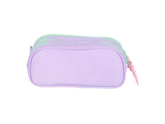 ESTOJO TRIPLO ZIPER ESCOLAR INFANTIL UP4YOU LILAS - loja online