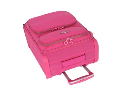 MALA MOCHILA BORDO INFANTIL RODINHA 360° PINK UP4YOU - Papelaria Visão