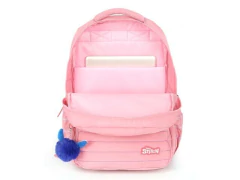 MOCHILA DE COSTAS ESCOLAR INFANTIL LAPTOP STITCH SALMAO - comprar online