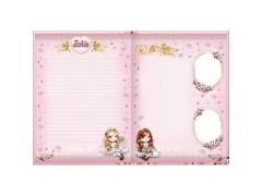 CADERNO BROCHURAO COLEGIAL JOLIE 160FLS CAPA DURA SORTIDAS
