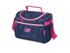 LANCHEIRA TERMICA ESCOLAR INFANTIL ROXO COM ROSA UP4YOU na internet