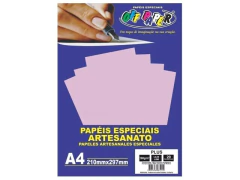 PAPEL PLUS LILAS LUMI 180G A4 20 FLS