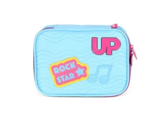 ESTOJO BOX ESCOLAR INFANTIL AZUL E ROSA UP4YOU