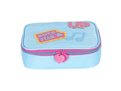 ESTOJO BOX ESCOLAR INFANTIL AZUL E ROSA UP4YOU - Papelaria Visão