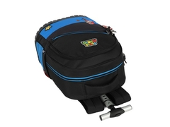 Imagem do MOCHILA DE CARRINHO ESCOLAR INFANTIL AZUL MARIO BROS