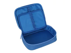 ESTOJO BOX ESCOLAR INFANTIL STITCH AZUL CELESTE