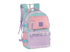 MOCHILA DE COSTAS ROXO COM VERDE LAPTOP UP4YOU - comprar online