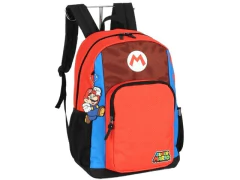 MOCHILA DE COSTAS ESCOLAR INFANTIL VERMELHO SUPER MARIO - comprar online
