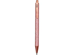 CANETA ESFEROGRAFICA 1.0MM METALICA GLITTER ROSA - comprar online