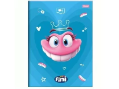 CADERNO BROCHURA PEQUENO 1/4 CAPA DURA 80FLS FINI CAPA SORTIDA