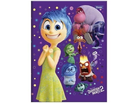 CADERNO BROCHURAO CD 80FLS DIVERTIDAMENTE CAPAS SORTIDAS