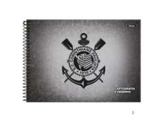 CADERNO DE CARTOGRAFIA E DESENHO CD 80FLS CORINTHIANS SORTIDAS - comprar online