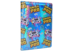 CADERNO ESCOLAR METALIZADO GAMER 80FLS SCB106