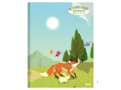 CADERNO QUADRICULADO DOMINGUINHOS CD 10MM 40FLS