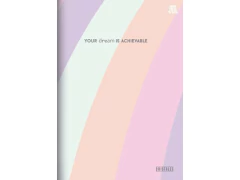 CADERNO BROCHURA PEQUENO 1/4 CAPA DURA 80FLS CRISTALES