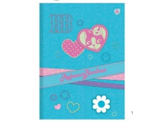 CADERNO BROCHURAO UNIVERS CD 80FLS REBECCA BONBON SORTIDOS