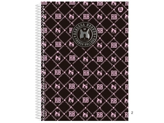 CADERNO DE 10 MATERIAS CAPA DURA 160FLS REBECCA BONBON SORTIDAS - comprar online