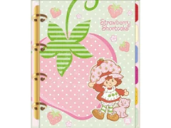 CADERNO COLEGIAL ARGOLADO 160FLS MORANGUINHO SORTIDAS
