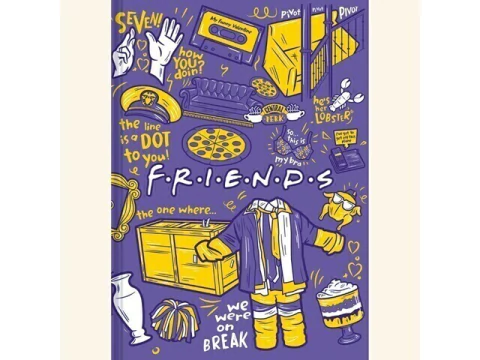 CADERNO COLEGIAL COSTURADO CD 160FLS FRIENDS