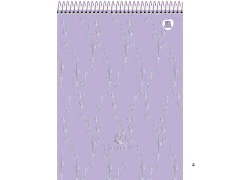 CADERNO DE ANOTACOES VERTICAL CD ESPIRAL 80FLS LAVENDER SORTIDOS - Papelaria Visão