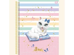 CADERNO DE ANOTACOES CD ESPIRAL 80F SISSI