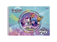 CADERNO DE DESENHO ESPIRAL 60FLS MY LITTLE PONY - comprar online