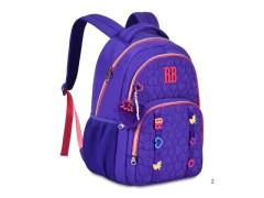 MOCHILA DE COSTAS 17 RB24580 CORES SORTIDAS PRETA ROSA E ROXA - comprar online