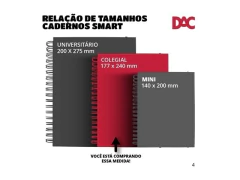 CADERNO SMART COLEGIAL ALL BLACK FLS E DIVISORIAS REPOSICIONAVEIS - Papelaria Visão