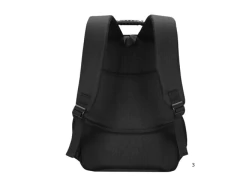 MOCHILA PARA NOTEBOOK MATERIAL OXFORD PRETA COM CABO DE ACO na internet