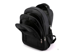 MOCHILA PARA NOTEBOOK MATERIAL OXFORD PRETA LISA - loja online