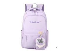 MOCHILA PARA NOTEBOOK MATERIAL OXFORD FEMININA LUCKI COM PORTA NIQUEL CORES SORTIDAS - Papelaria Visão