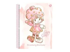 CADERNO COLEGIAL 1 MATERIA CD 80FLS MORANGUINHO - comprar online