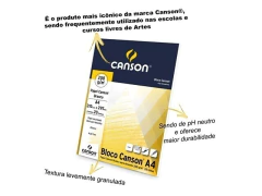 BLOCO DESENHO BRANCO A4 200G 20FLS CANSON na internet