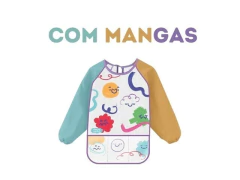 AVENTAL INFANTIL COM BOLSO E MANGA COMPRIDA COLORJOY - comprar online