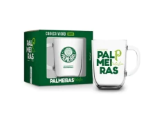 CANECA VIDRO TORONTO TIMES PALMEIRAS 300ML