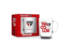 CANECA VIDRO TORONTO TIMES SAO PAULO 300ML