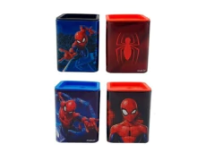 APONTADOR METALICO QUADRADO SPIDERMAN VEND A UNID